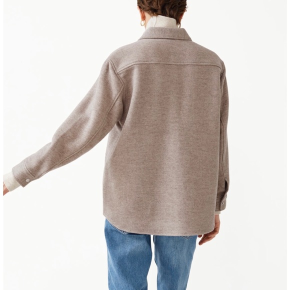 Oversized Wool Blend Overshirt - Picture 2 of 4